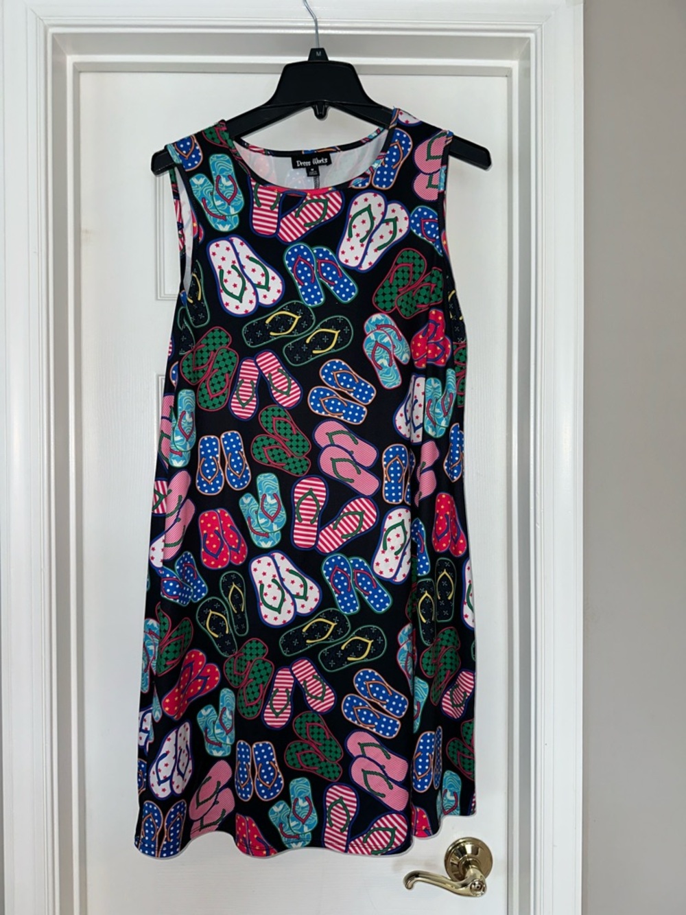Dress works flip flop print dress